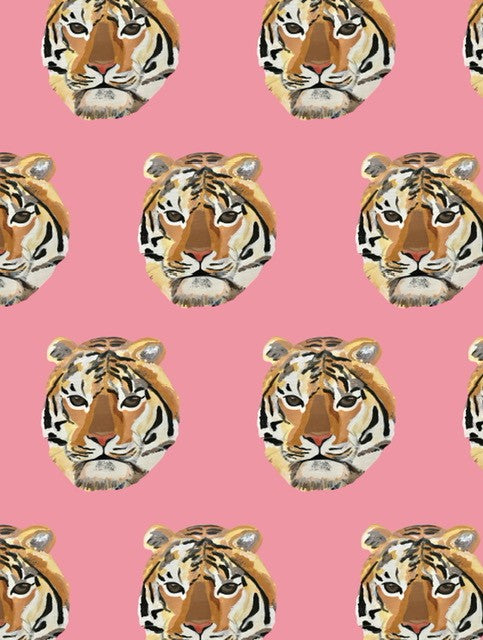 Pink tiger faces